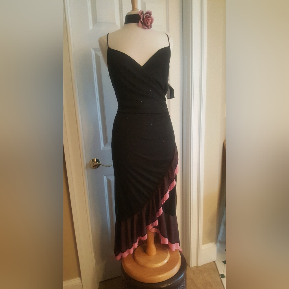 Black gown with Choker